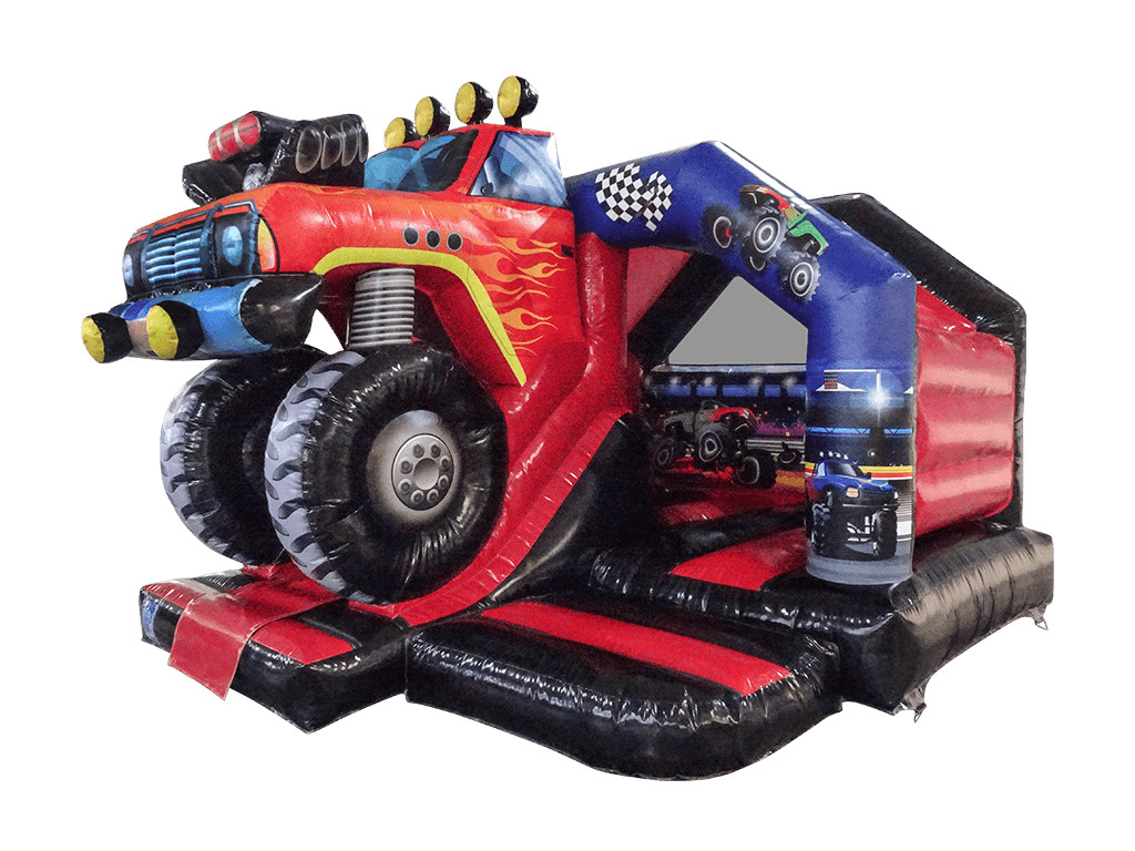 monster truck bouncy castle hire