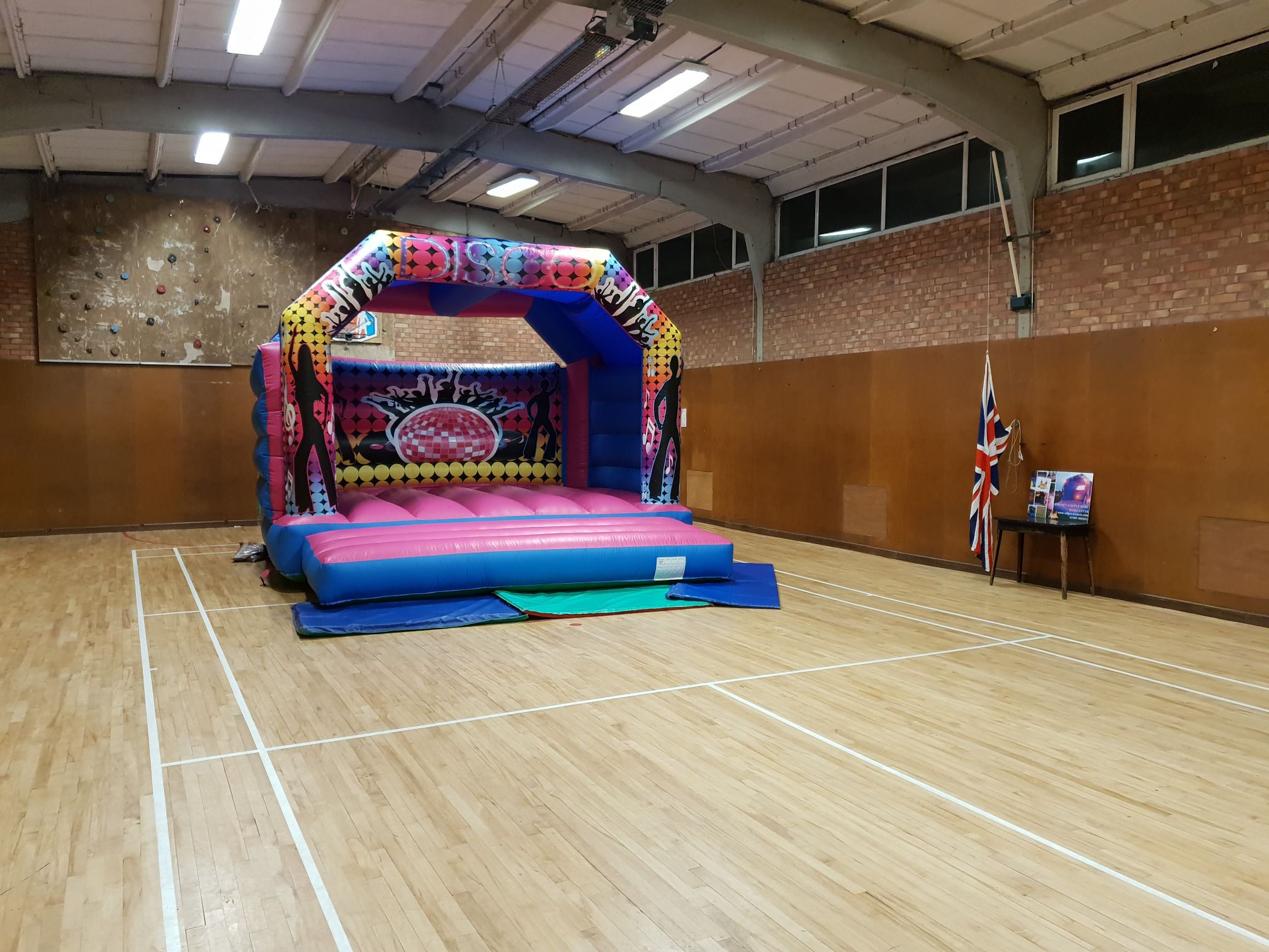 Disco Themed Bouncy Castle