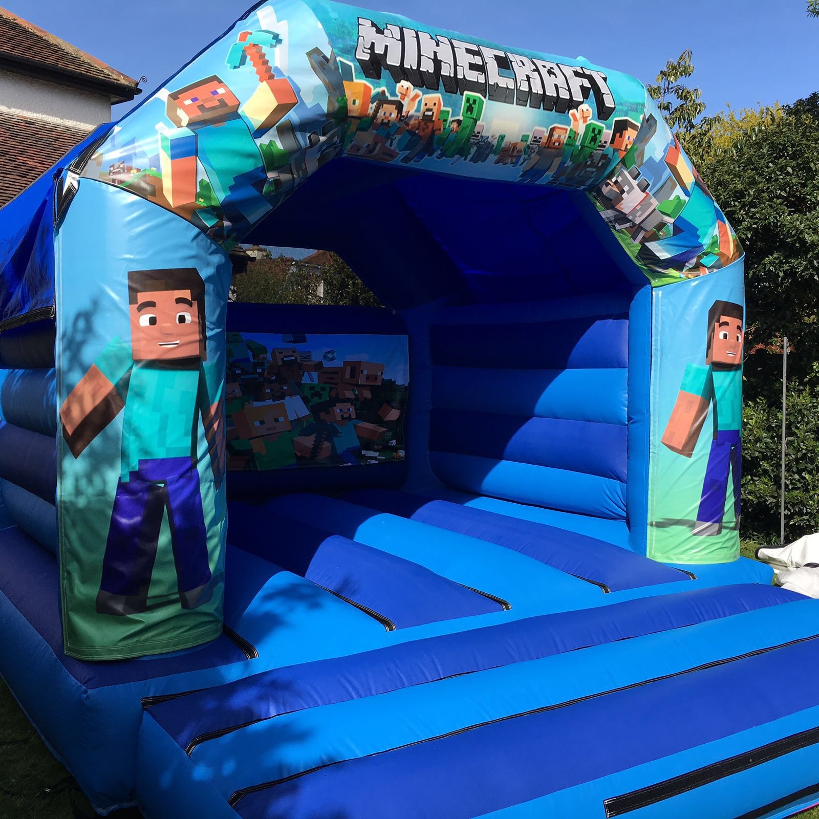 minecraft bouncy house