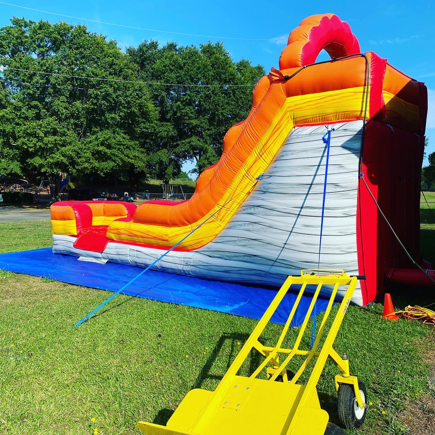 15’ Lava Waterslide Inflatable Rentals in Gray Court, Fountain Inn