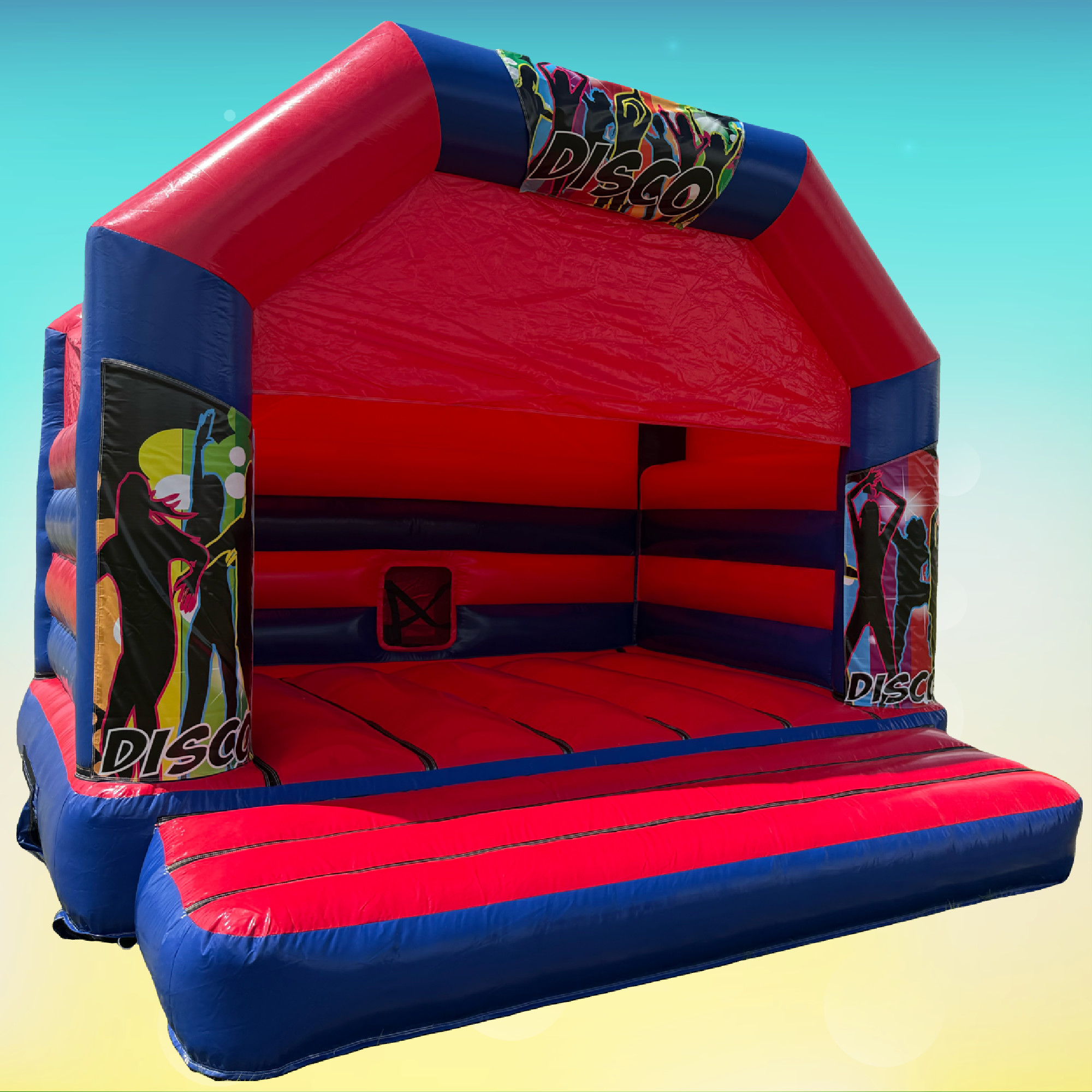 Disco 2 Large Bouncy Castle Hire – 15ft x 15ft - corporate event hire Birmingham