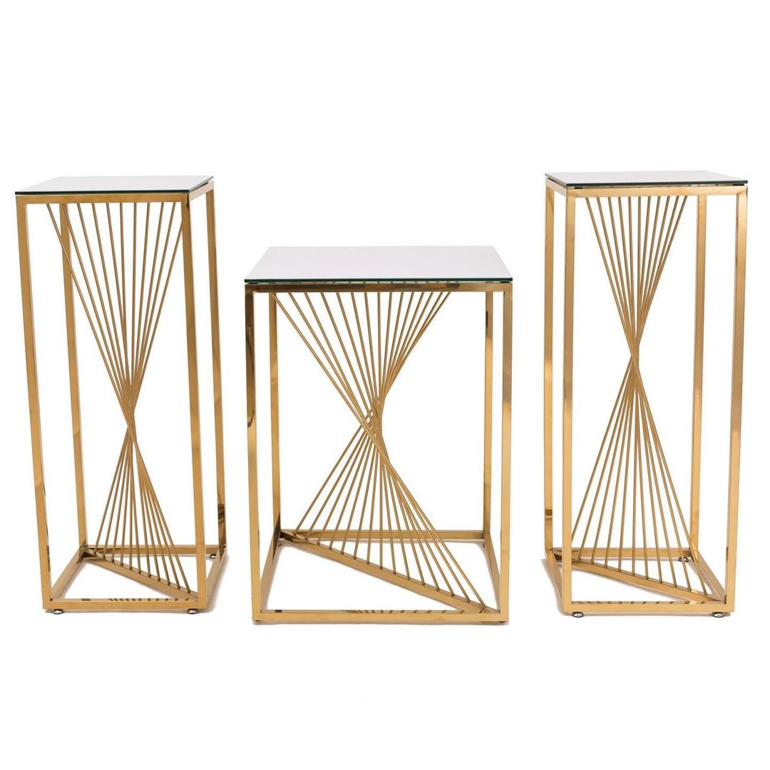 SoNSo Hires Bermuda Event Rental Plinths, Pedestals & Tables