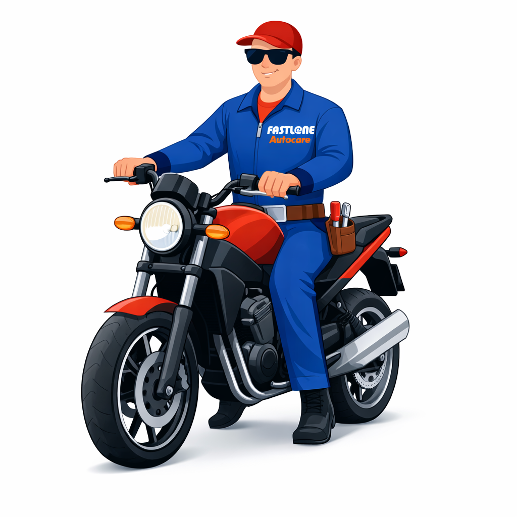 Mobile Motorbike Mechanic North West and North Wales - Mobile tyre Fitting and working on a car