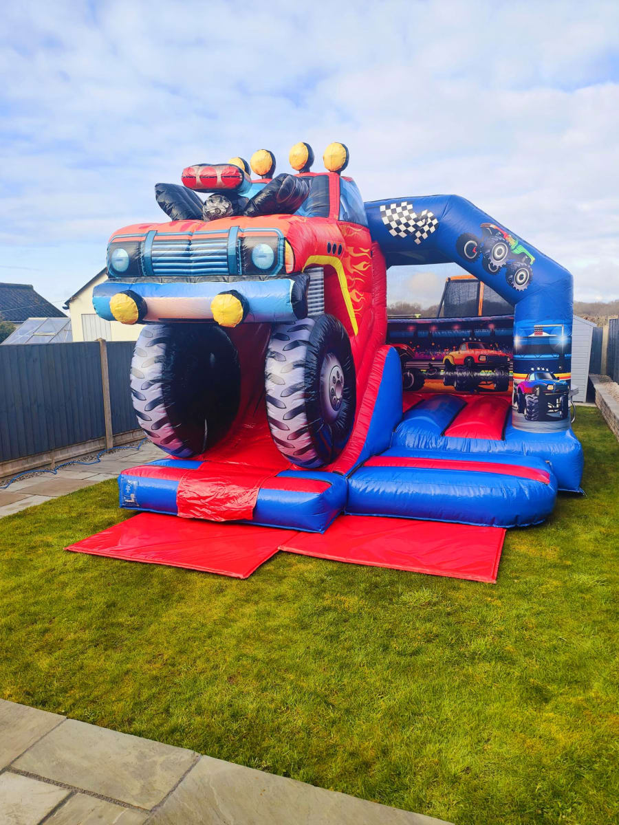 Bouncy Castle with Slide Hire in Warwickshire