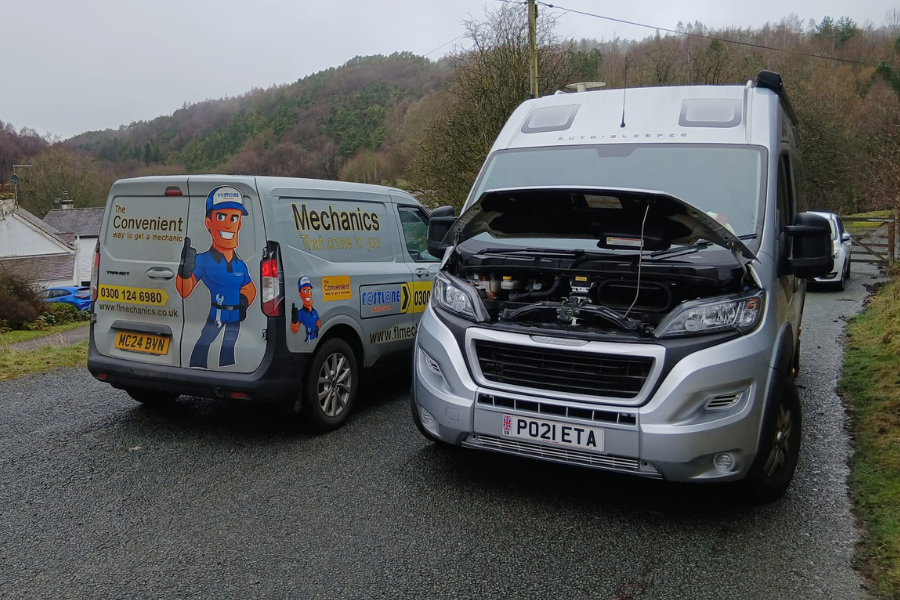 Mobile Motorhome and Caravan Service comes to you quickly across the North West and North Wales area