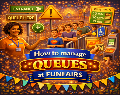 how to manage queues at funfairs