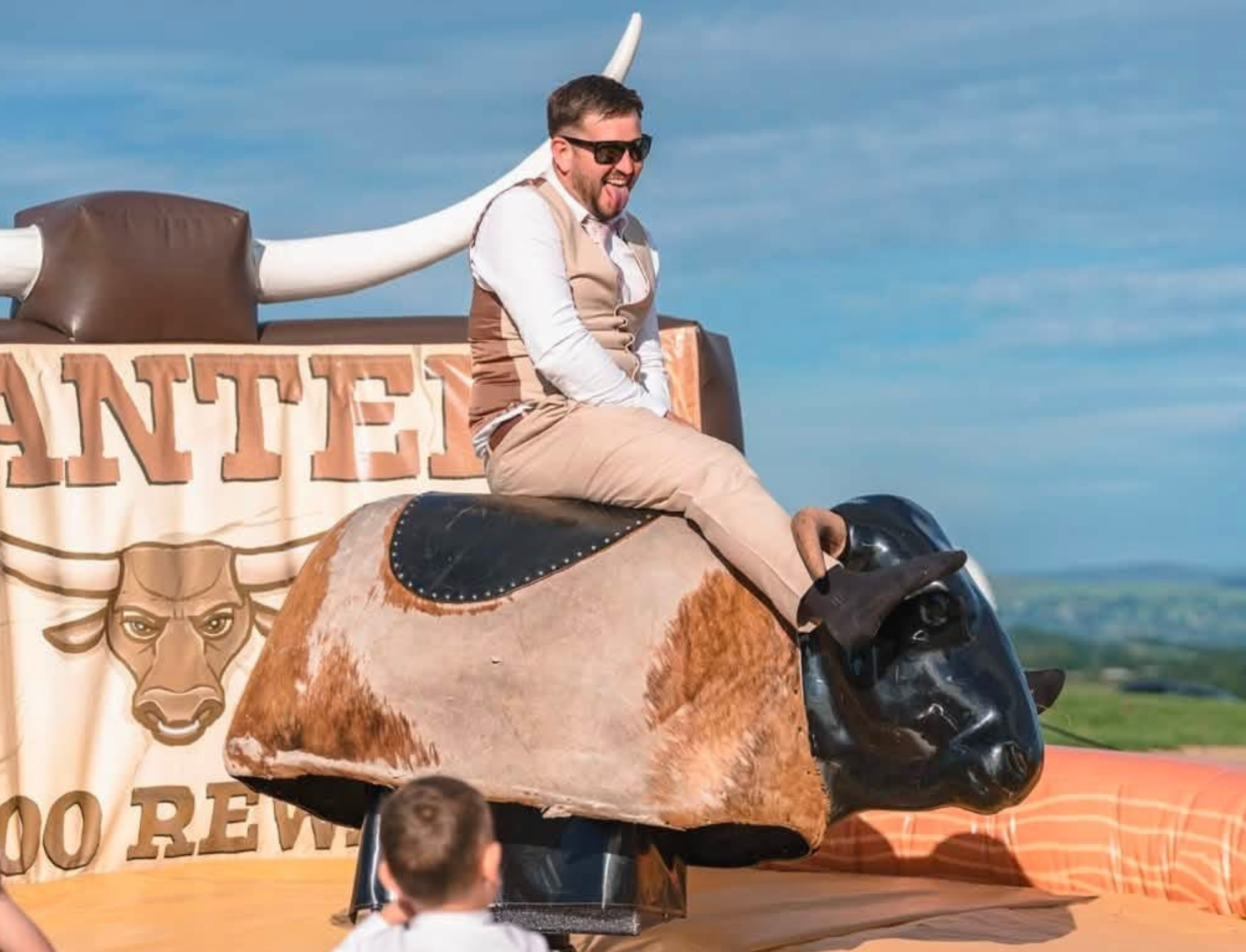 Rodeo bull and simulator hire for events