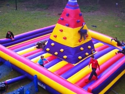 Inflatable climbing wall hire
