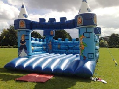 25x25ft medieval bouncy castle hire