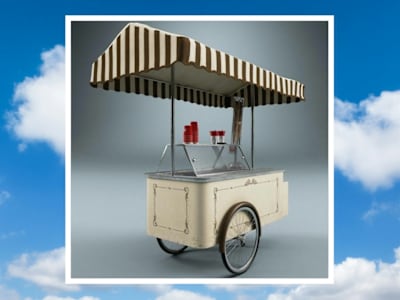 Traditional Ice Cream Cart hire in Devon