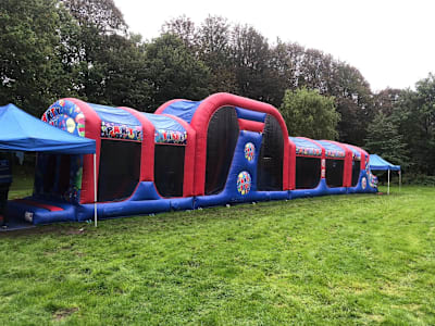100ft Mega Assault Course with Base Jump