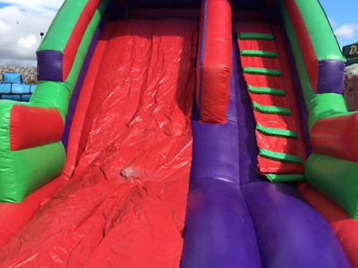 Mega garden bouncy slide hire