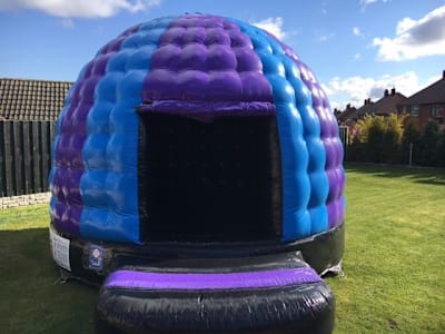 Disco Dome bouncy castle hire