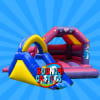 Princess castle & slide combo 1