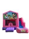 Mickey & Minnie 4x5 Pink Slide Jumping Castle