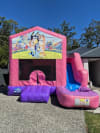 4x5 Bluey Pink Slide Jumping Castle