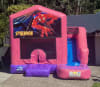 4x5 Spiderman Pink Slide Jumping Castle