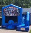 4x5 Marvel Avengers Blue Slide Jumping Castle