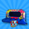Superhero Enclosed Bouncy Castle