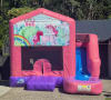4x5 Unicorn Pink Slide Jumping Castle