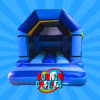 Blue bouncy castle hire