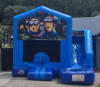 4x5 Minions Blue Slide Jumping Castle