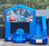 4x5 Cars Blue Slide Jumping Castle