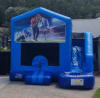 4x5 Sports Blue Slide Jumping Castle