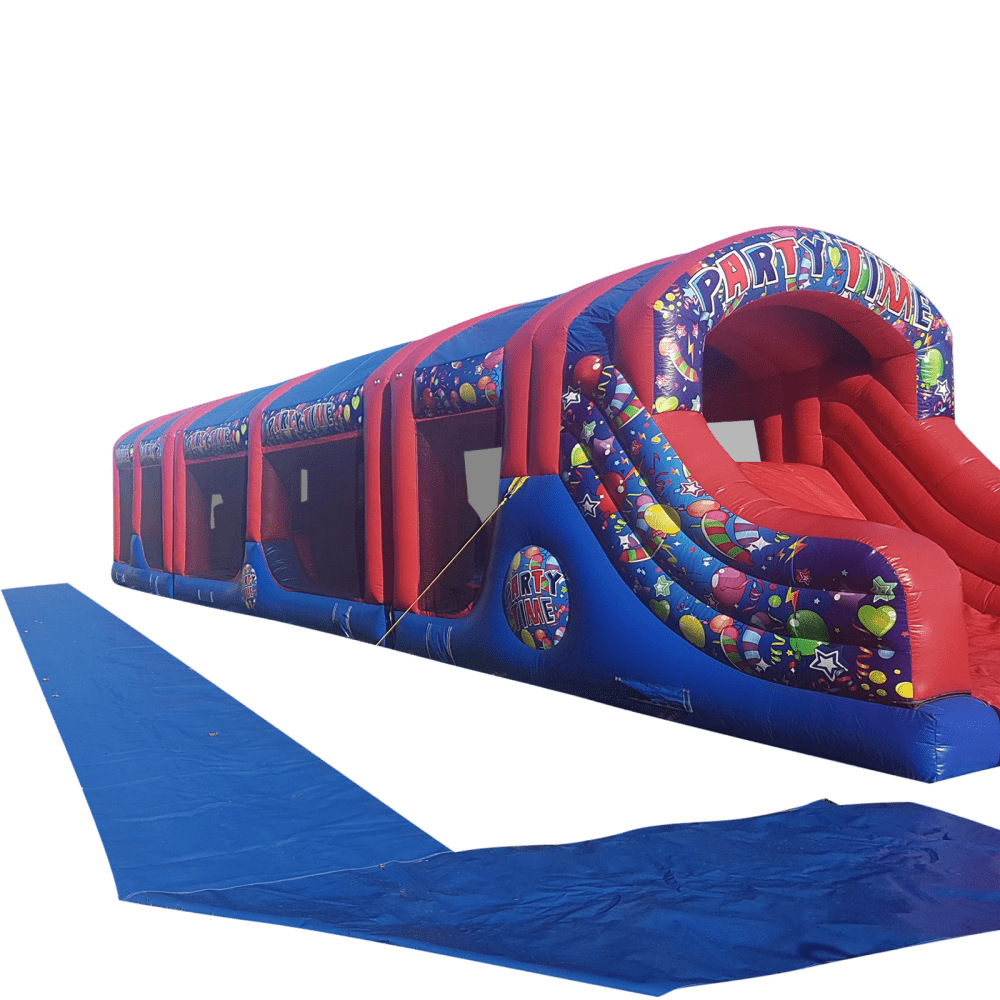 Bouncy castle obstacle course for clearance sale