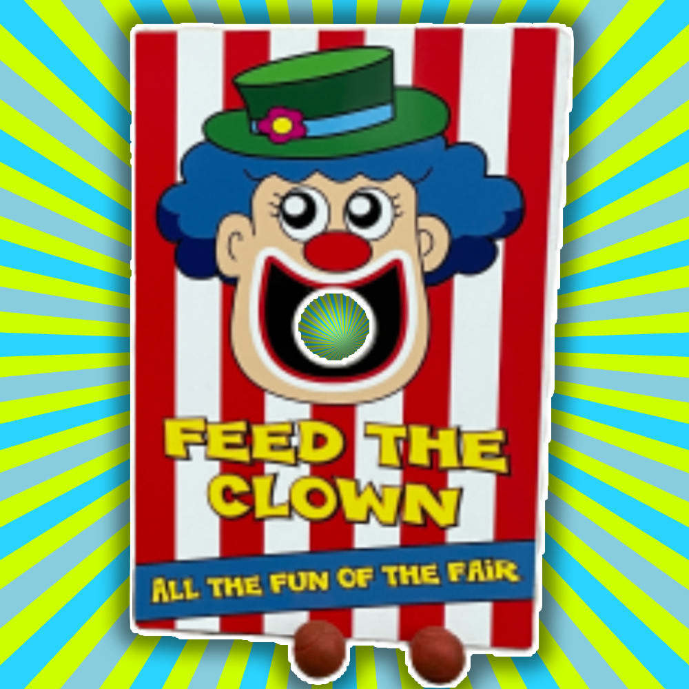 Feed The Clown Game - Bouncy Castle Hire in Nottingham, Derby, Leicester