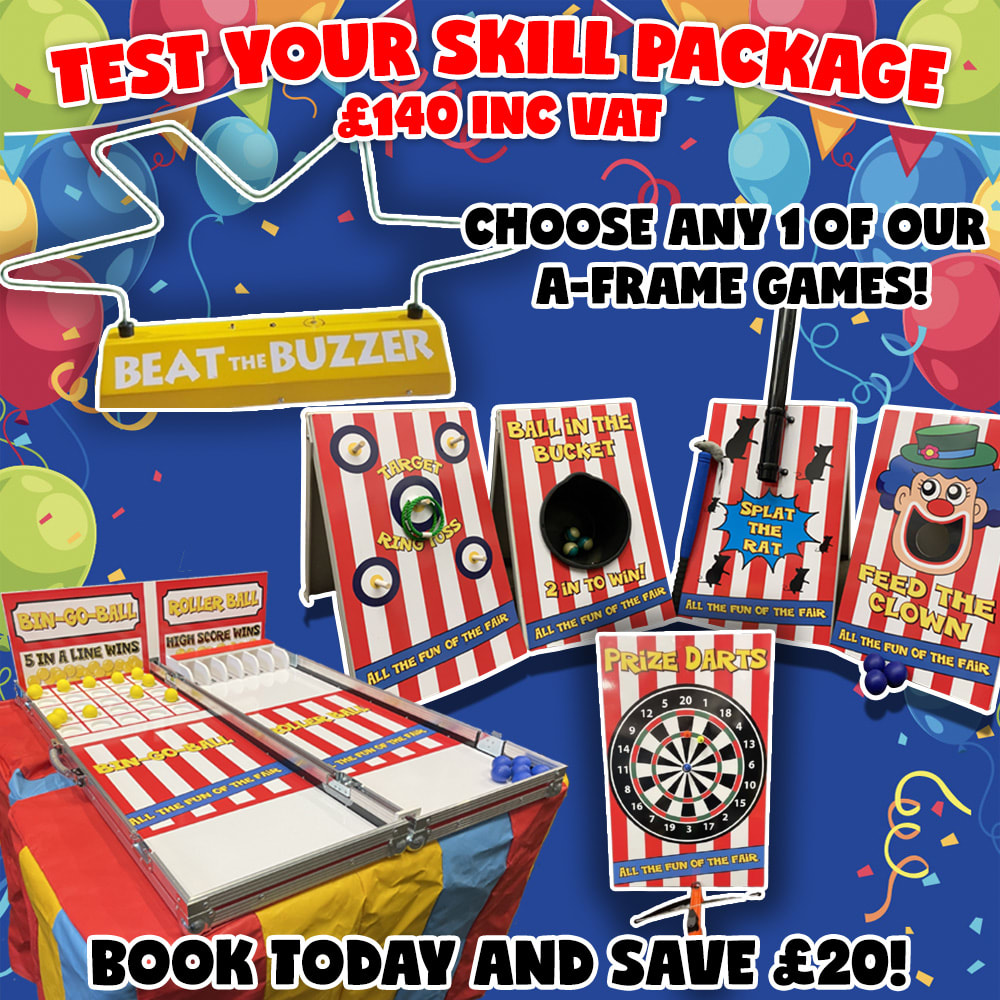 Test Your Skill Package - Bouncy Castle Hire in Nottingham, Derby, Leicester