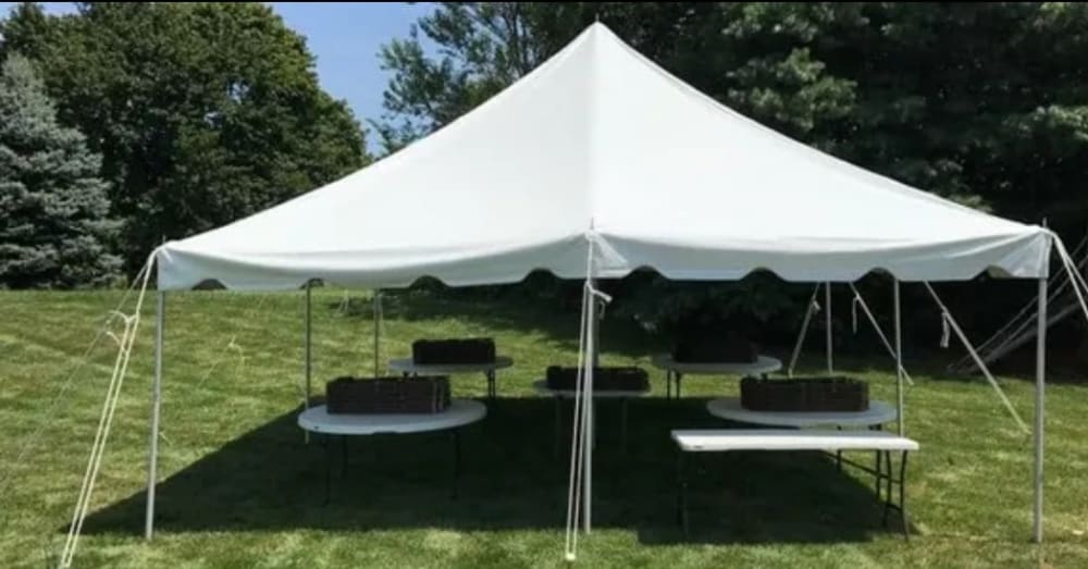 20 x shop 20 pole tent