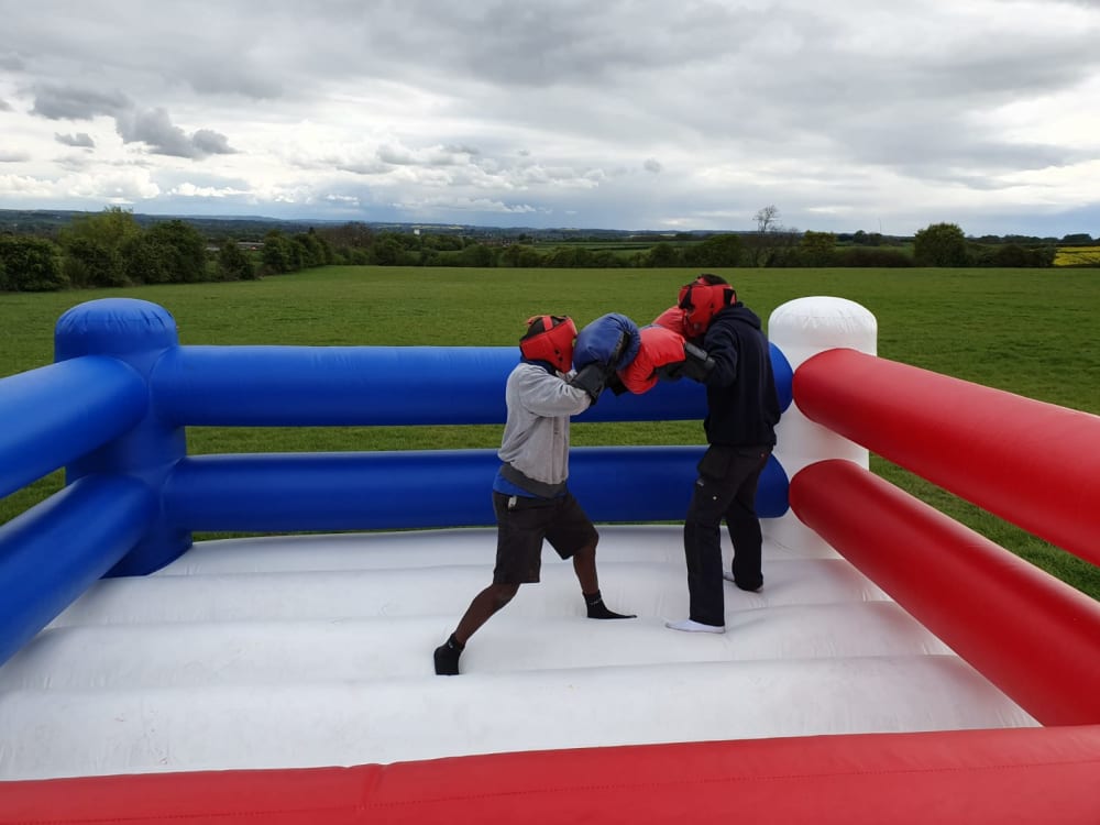 Inflatable boxing store