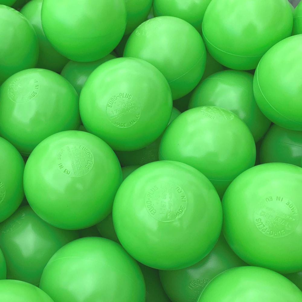 Green bouncy deals ball