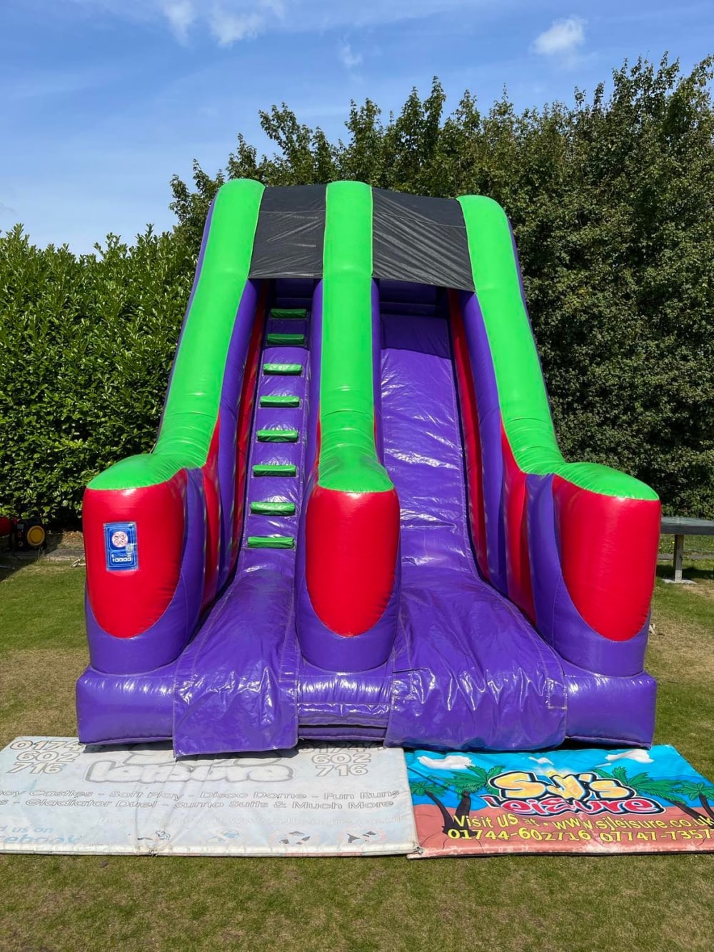 Slide on sale with platform