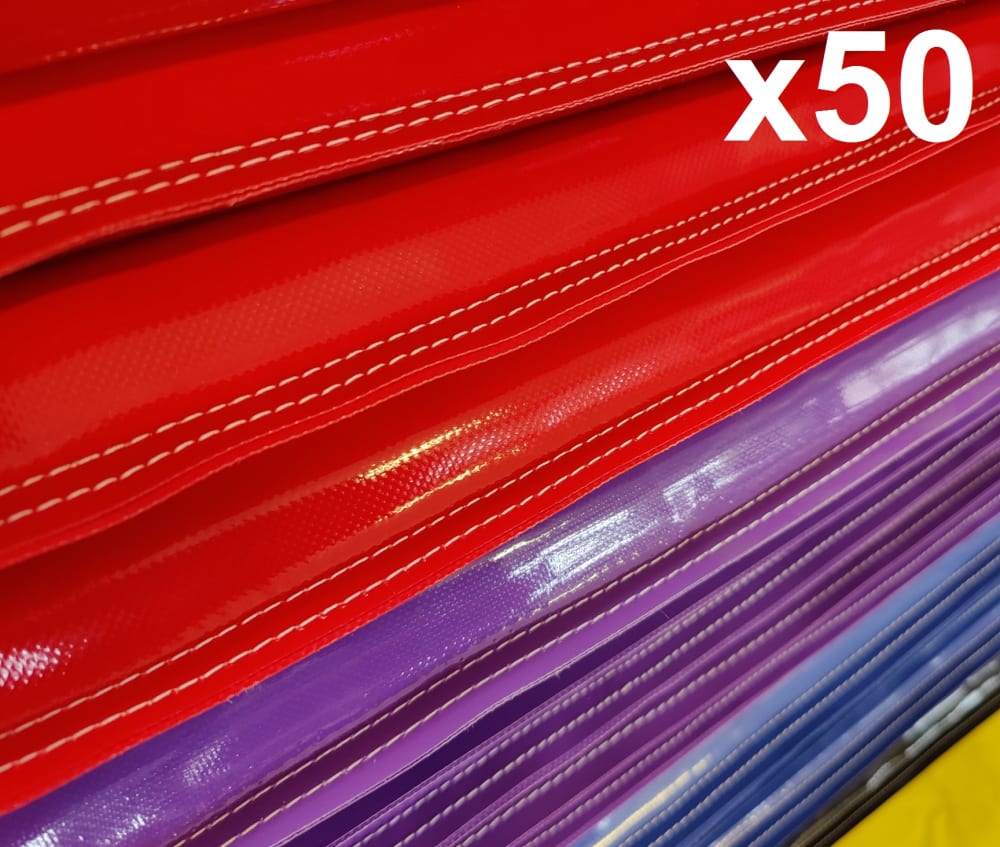 BB-307 - 50x Crash mats (Random Colours) - 5ftx3ft - 2 Inch Thick