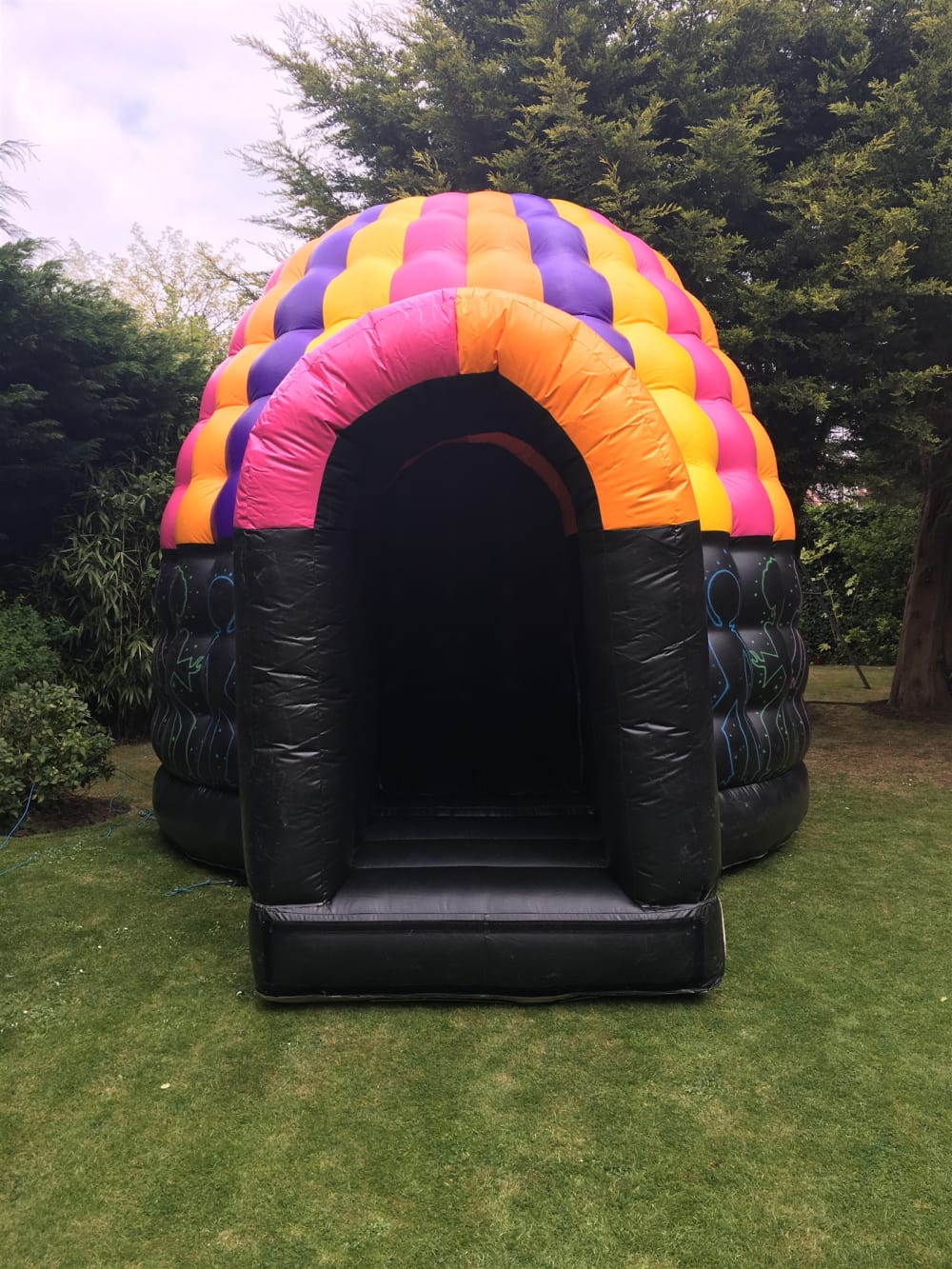 Disco Dome 15ft wide x 18ft length x 15ft high - Bouncy Castle