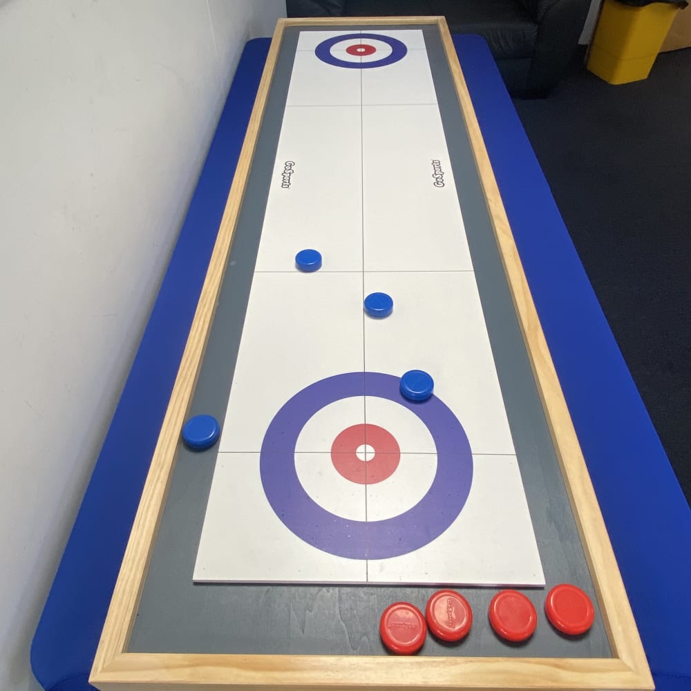 Table Top Curling Game - Party & Event hire of fun play equipment. Event  Management. in Isle Of Wight | JJ's Parties and Events