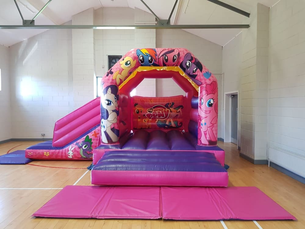 my little pony castle with slide