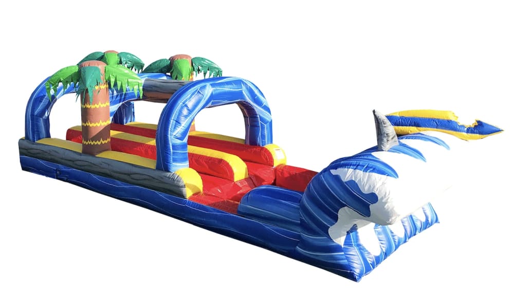 32ft Dual Lane Slip and Slide - Party Rentals in Greenville
