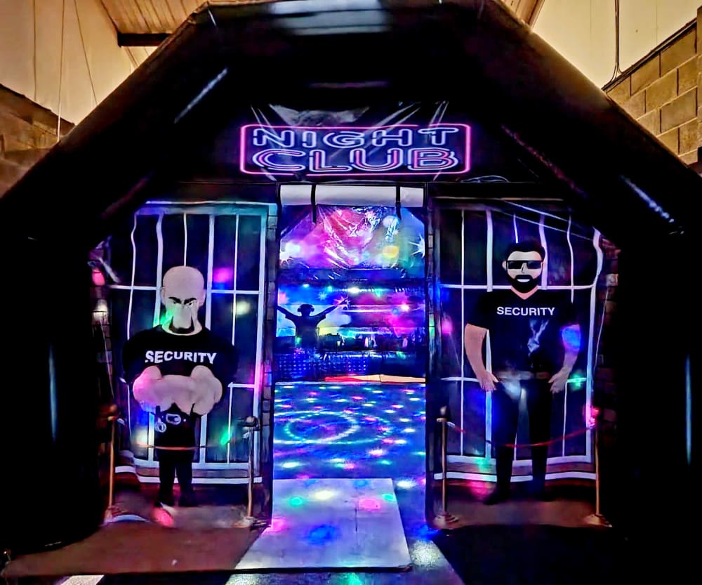 inflatable night club