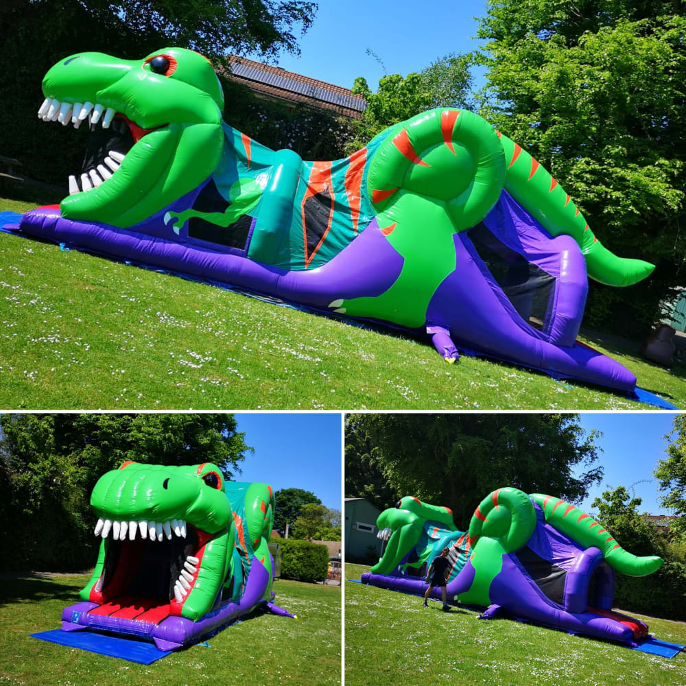 Dinosaur 3D fun run assault course - Bouncy Castle, Disco Dome, Soft Play,  Slides, Sumo Hire in Grays Brentwood Romford Hornchurch Upminster Dagenham  Essex