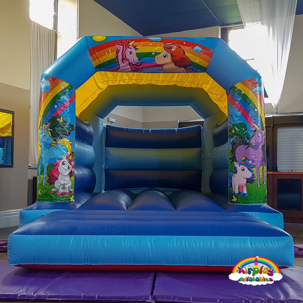 11 X15 Unicorns Themed Bouncy Castle Bouncy Castle Soft Play