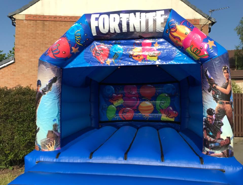 Fortnite bouncy castle hire manchester