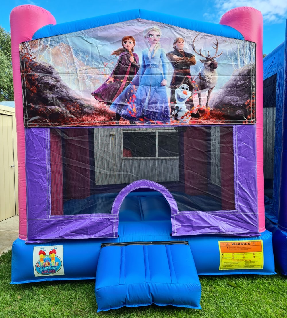 Frozen jumping sale castle