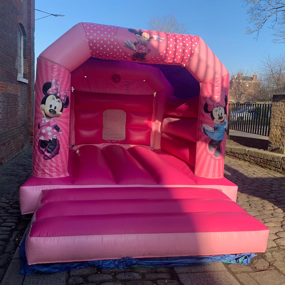 Minnie Mouse Bouncy Castle Bouncy Castle Soft Play Hire In Chelmsford Maldon Southend Woodham Ferrers Billericay Brentwood Briaintree