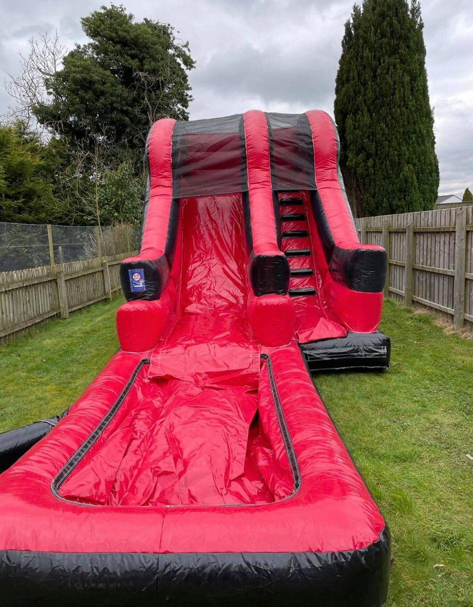 Water slide deals bouncy castle