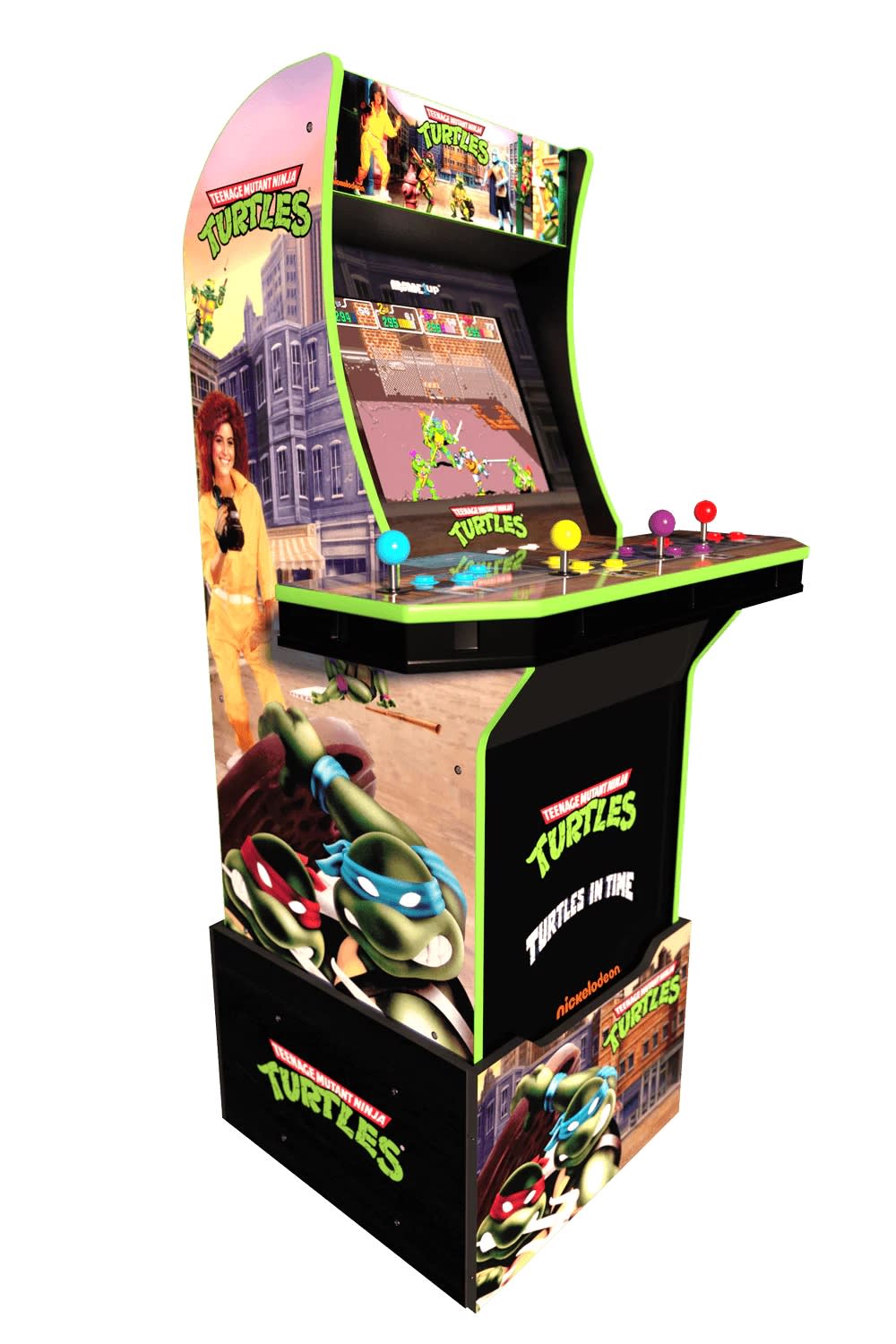 Teenage Mutant Ninja Turtles Arcade Cabinet (upto 4 players) - Inflatable &  Fun Product Hire in Warrington, St Helens, Wigan, Chorley, Liverpool,  Ormskirk, Widnes, Leigh