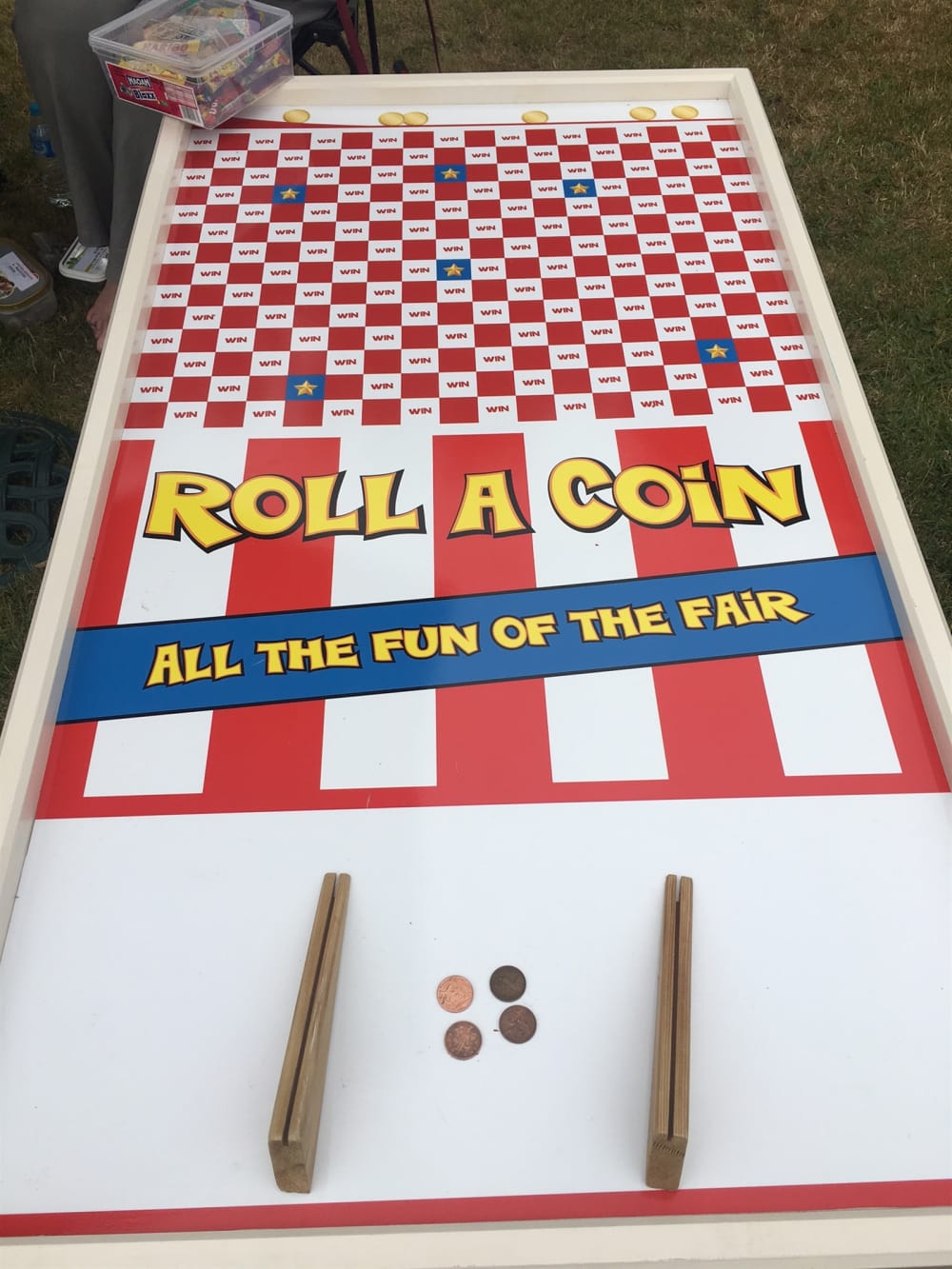 Roll a coin game
