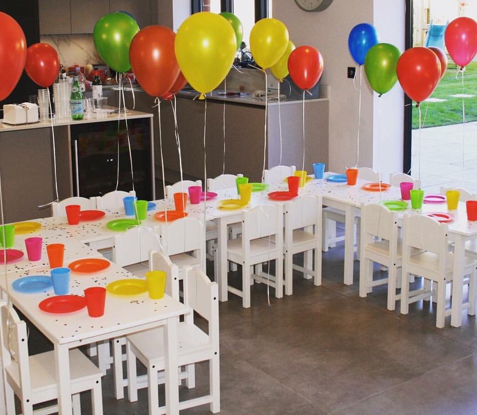 Children's party table and shop chair hire near me